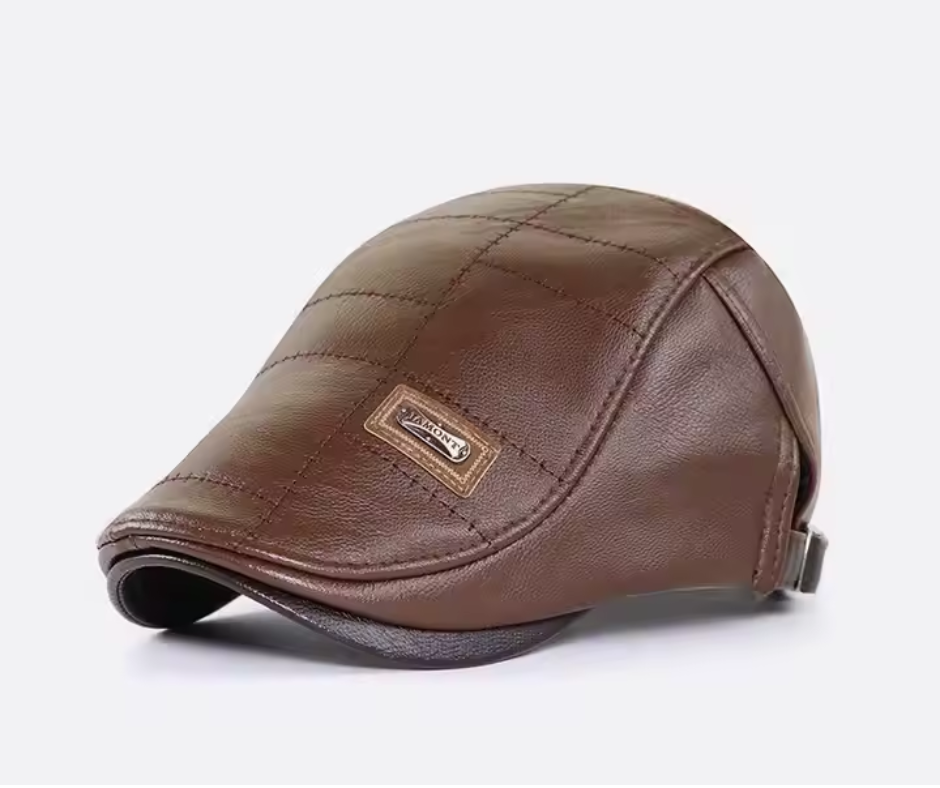 Casquette CLCS Classic – Élégance Intemporelle en Similicuir Noir