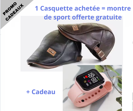 Casquette CLCS Classic – Élégance Intemporelle en Similicuir Noir